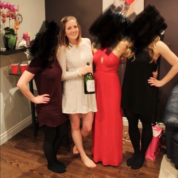 BCBG MaxAzria lace white dress - Picture 6 of 6